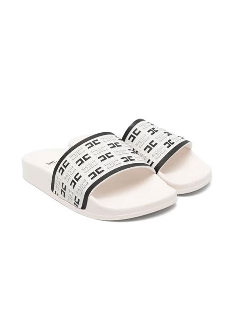 Ciabatte con logo ELISABETTA FRANCHI KIDS | F4A0 E0313 1745A257